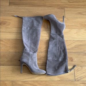 Dolce Vita Suede Knee High Heeled Boot sz 8
